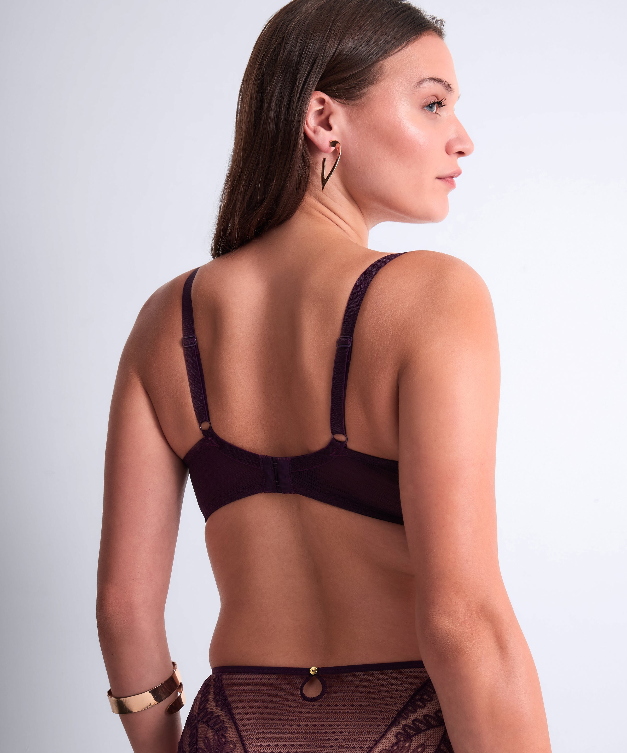 Mystery of Love Soutien-gorge Corbeille avec armatures Plum
