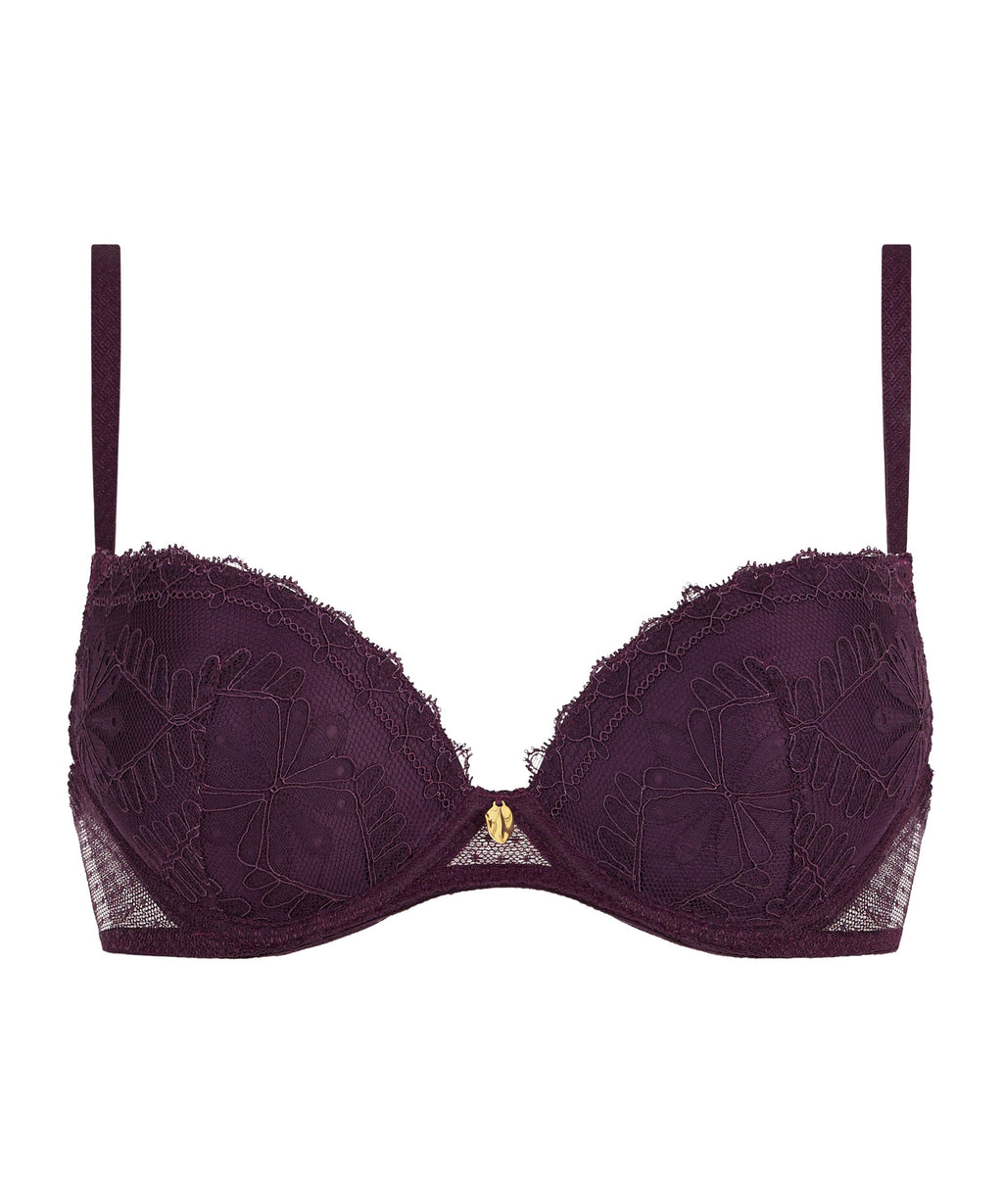 Mystery of Love Soutien-gorge Push-up coques Plum