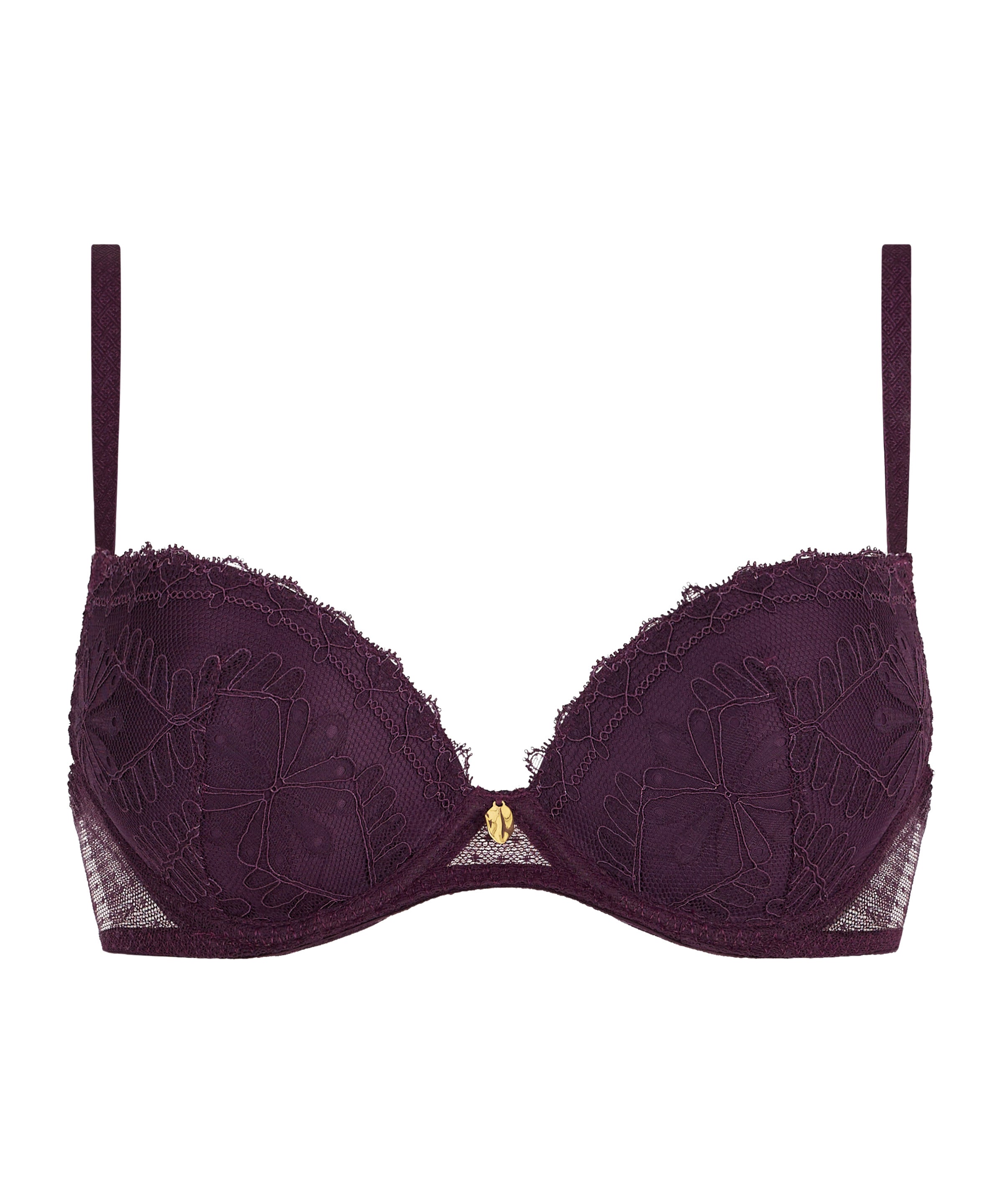 Mystery of Love Soutien-gorge Push-up coques Plum