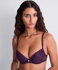 Mystery of Love Soutien-gorge Push-up coques Plum