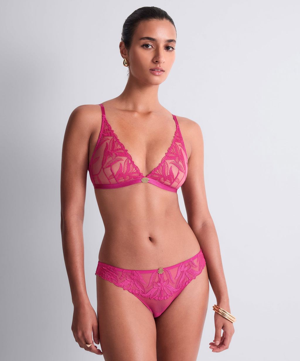 Sweet Euphoria Soutien-gorge Triangle bralette Passion rose