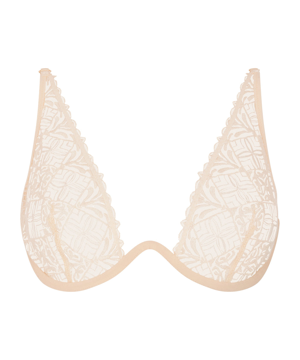 Iconic Calypso Soutien-gorge Triangle à armature unique Dune