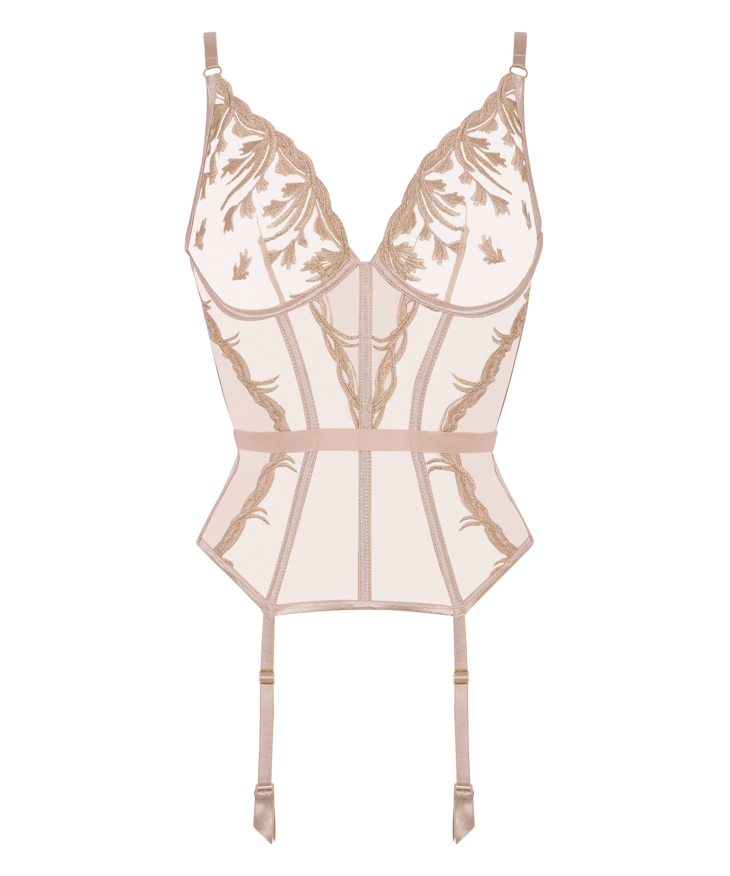 Cosmic Romance Guêpière Sable Rosé