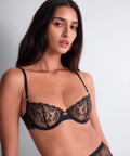 Cosmic Romance Soutien-gorge Corbeille avec armatures Black Stripes