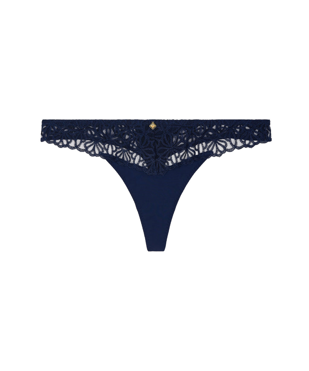 Secret Memories Tanga Deep Blue