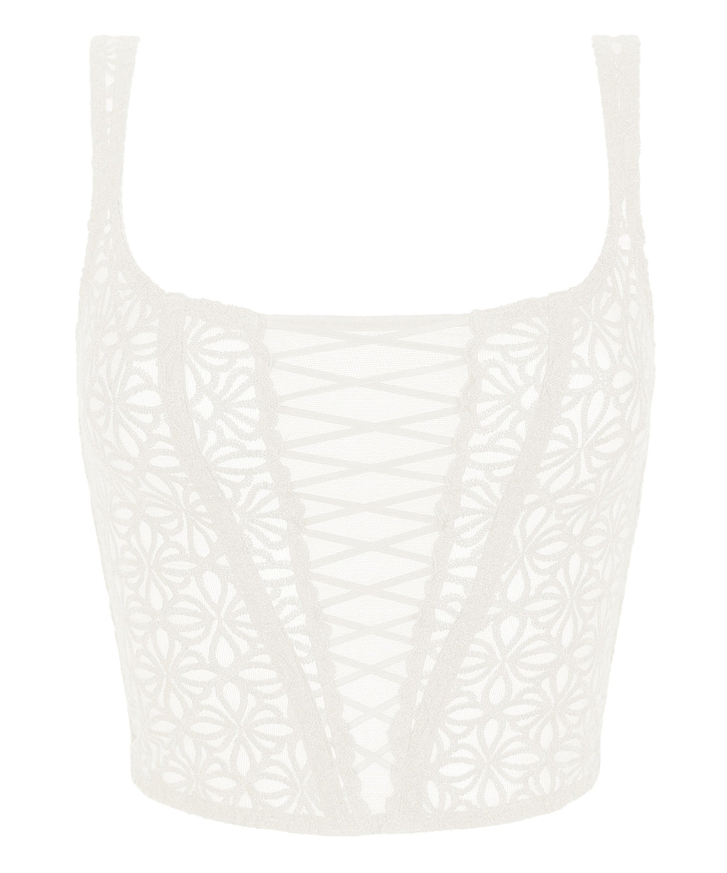 Secret Memories Bustier Ivory