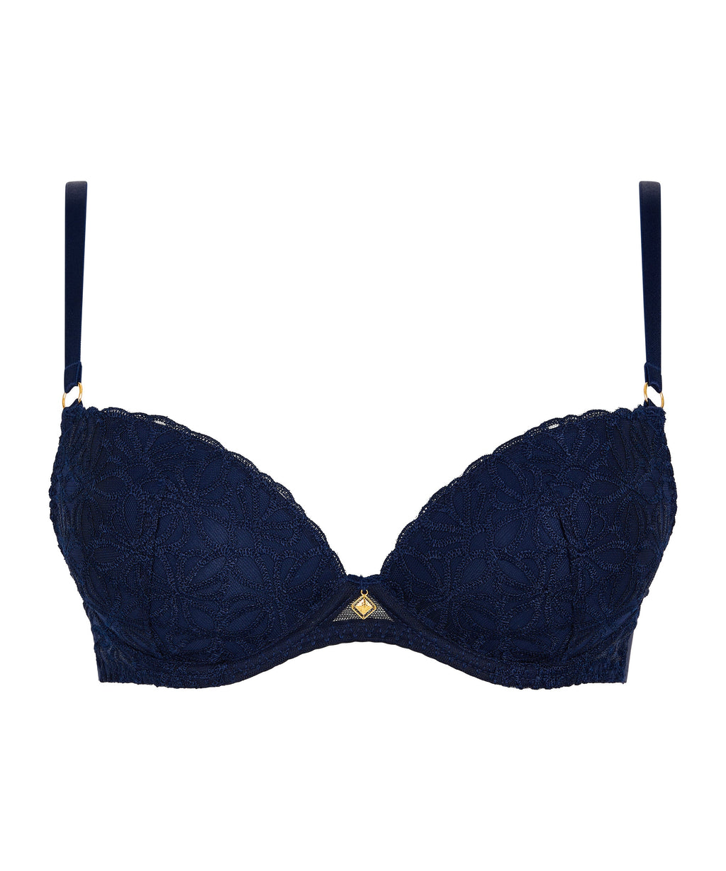 Secret Memories Soutien-gorge Push-up coques Deep Blue