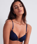 Secret Memories Soutien-gorge Push-up coques Deep Blue