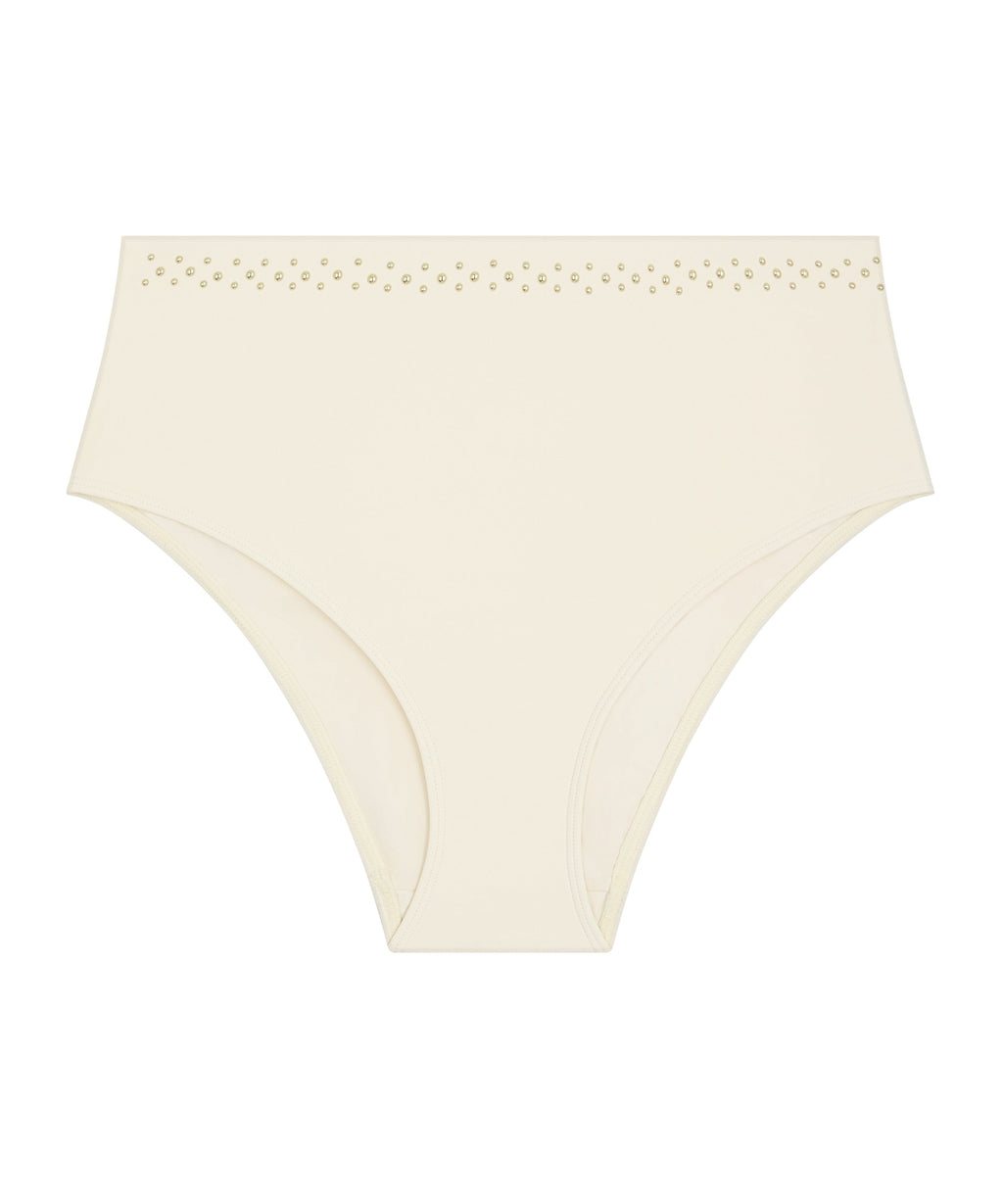 Summer Stars Bas de maillot de bain taille haute Sea Pearl