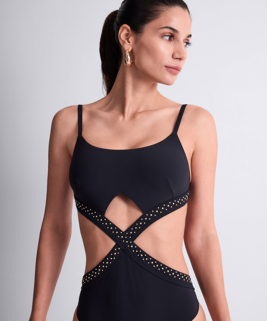 Summer Stars Trikini Black