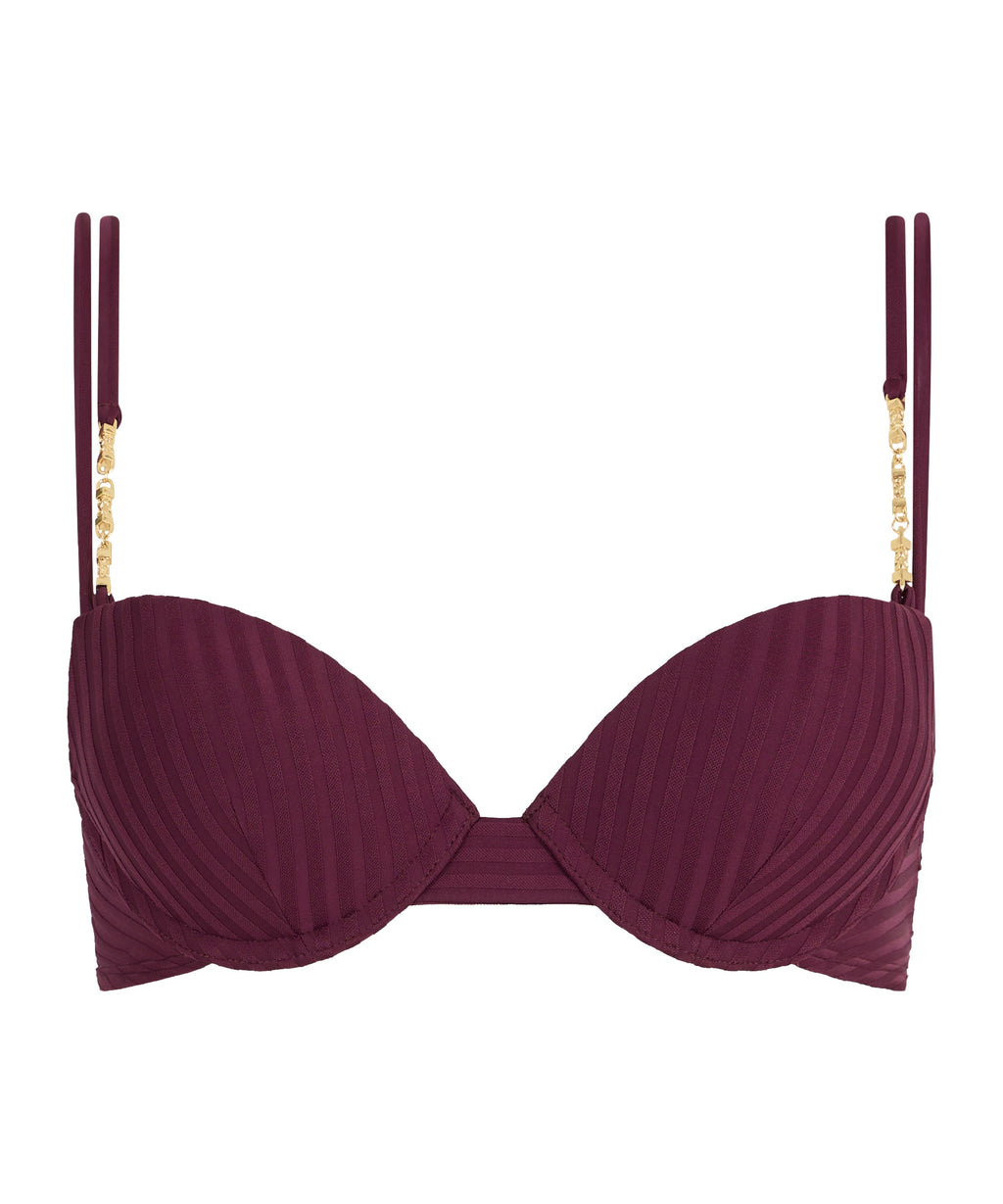 Sun Pop Haut de maillot de bain Push-up coques Açaï