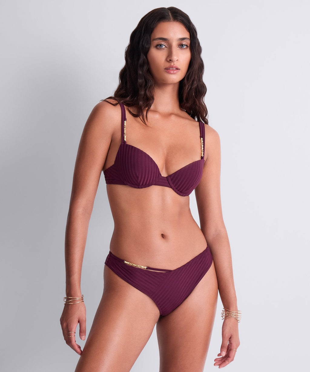 Sun Pop Haut de maillot de bain Push-up coques Açaï