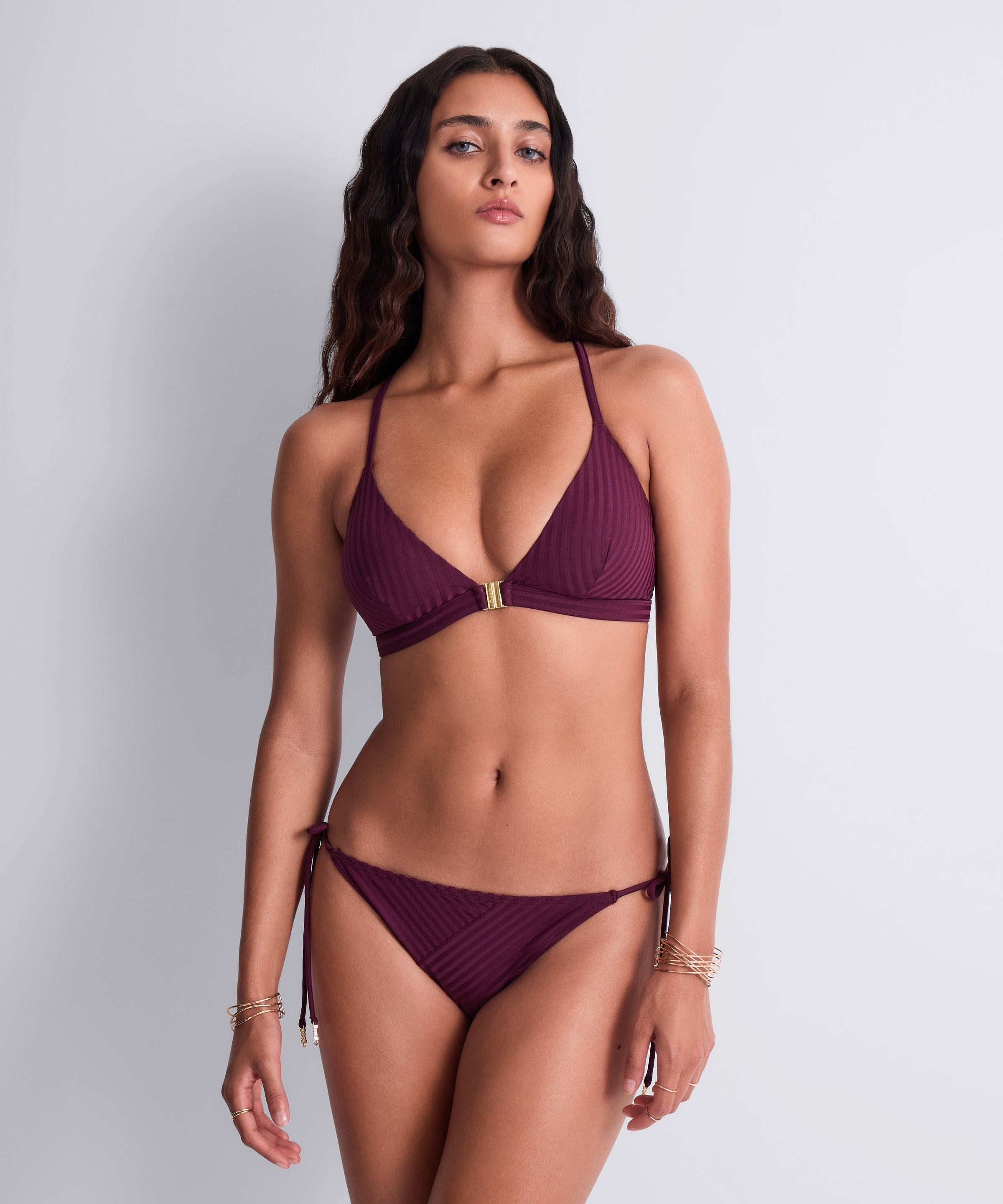 Sun Pop Haut de maillot de bain Triangle Açaï