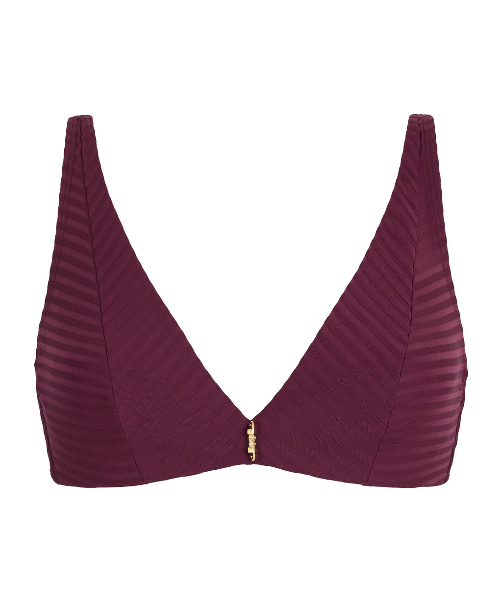 Sun Pop Haut de maillot de bain Triangle emboîtant Açaï