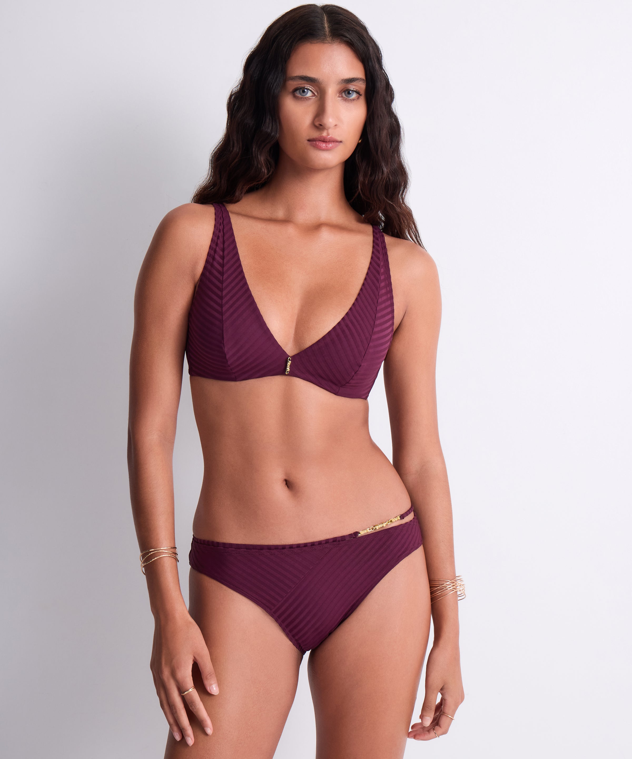 Sun Pop Haut de maillot de bain Triangle emboîtant Açaï