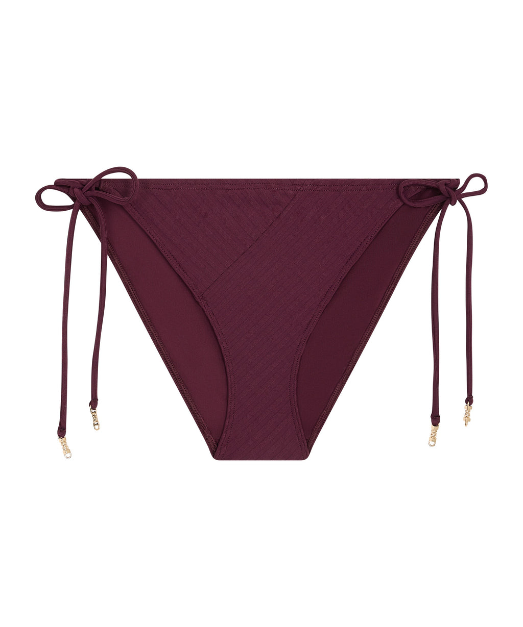 Sun Pop Bas de maillot de bain taille basse Açaï