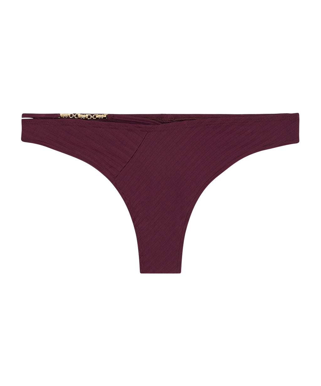 Sun Pop Bas de maillot de bain tanga Açaï
