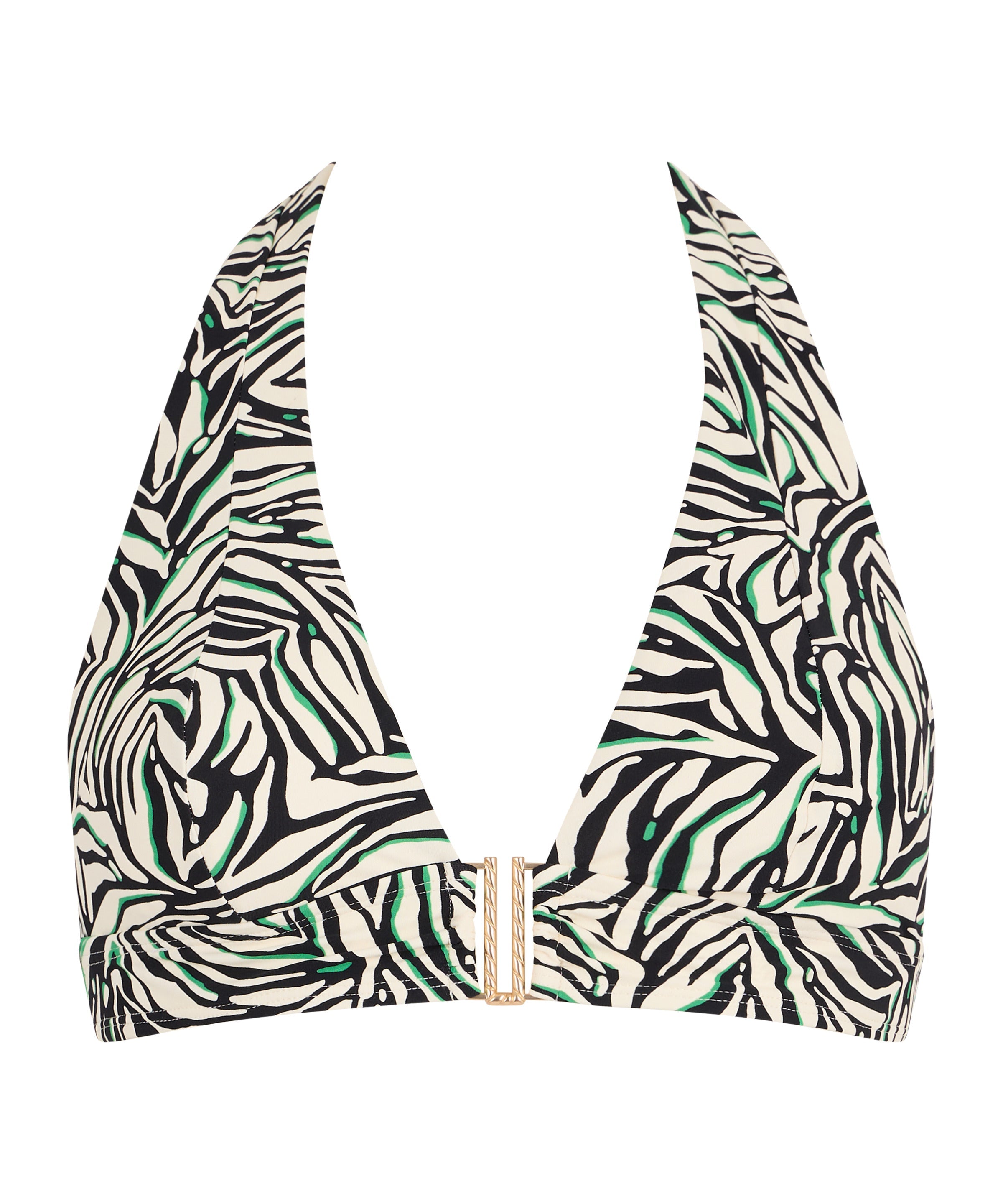 Tropical Splash Haut de maillot de bain Triangle Wild Stripes