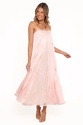 Robe midi Halsey - Rose