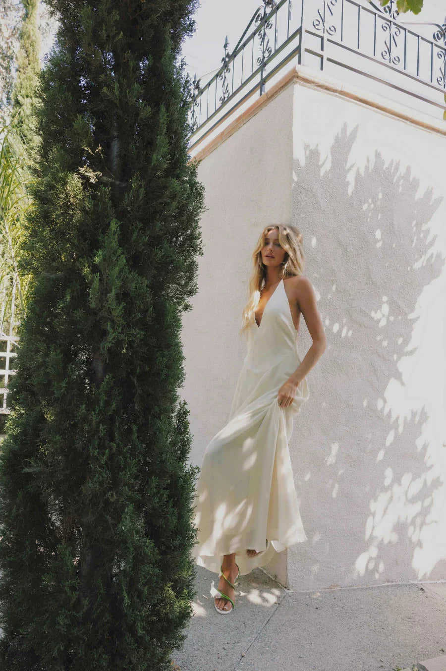 Renata Contrast Maxi Dress