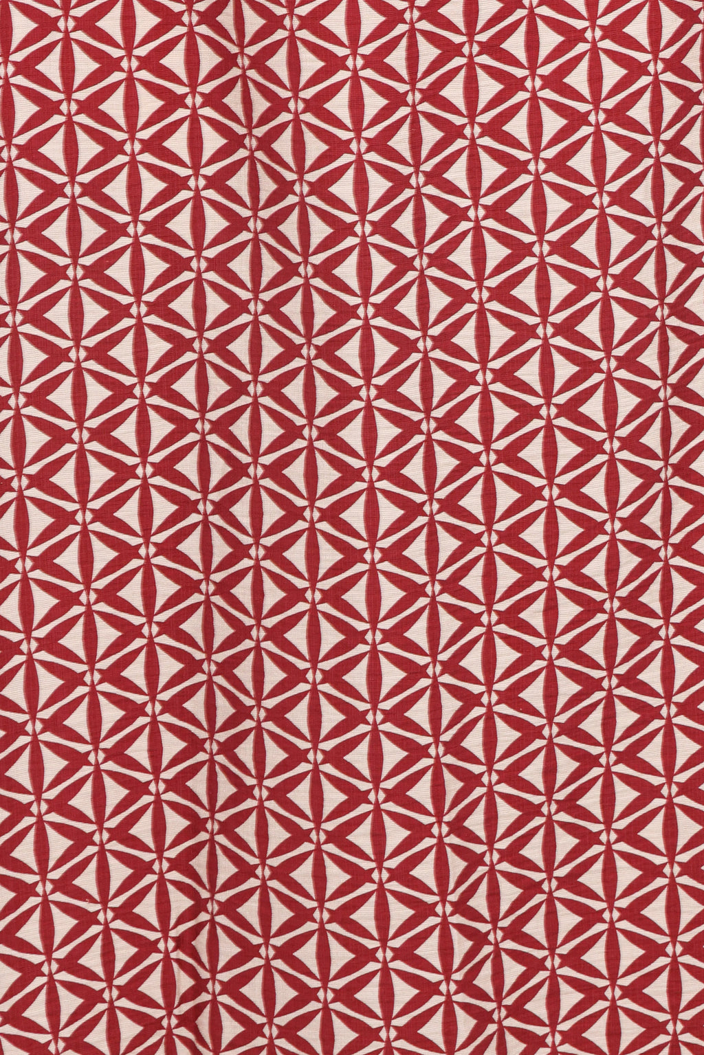 Robe midi Ginnee à manches bouffantes et découpes – Motif géométrique marron