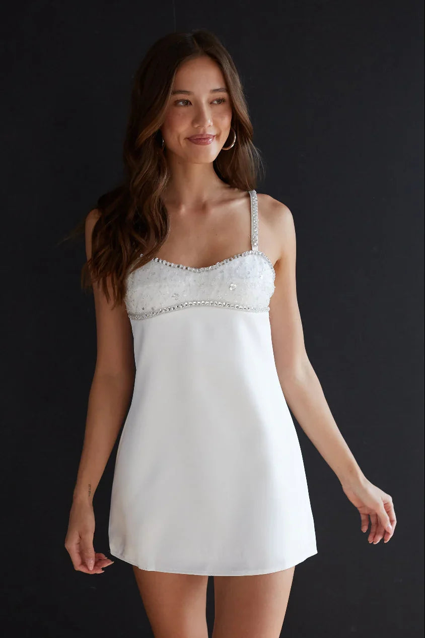 Mini-robe ornée Blair