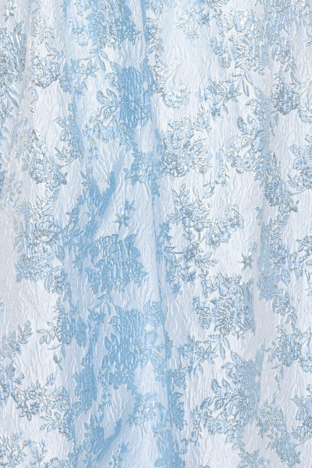 Marcelline Maxi Dress - Blue Brocade