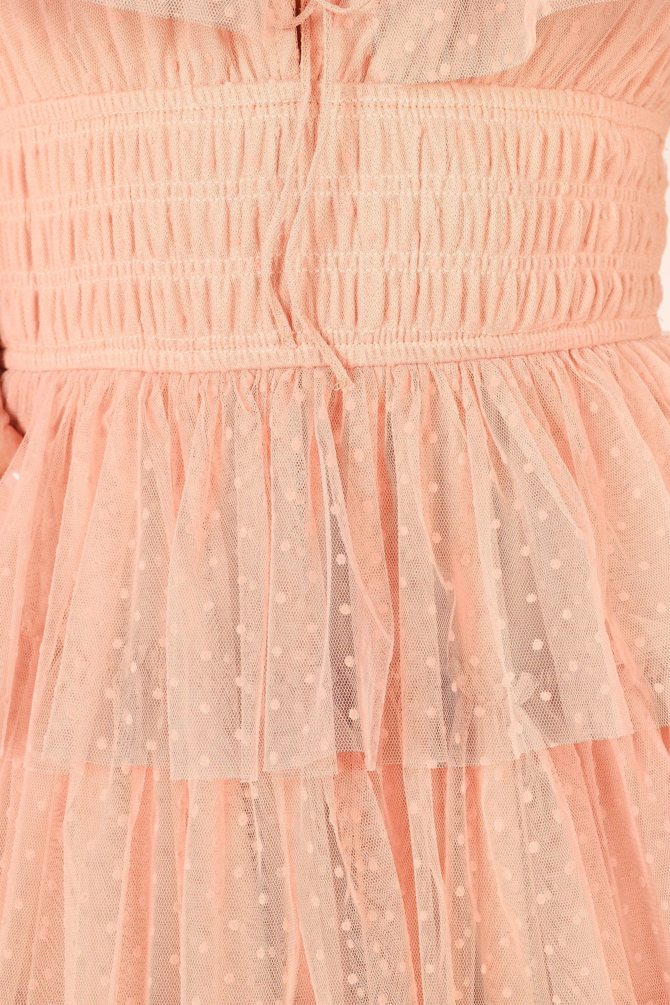 Robe longue Belle - Vieux rose