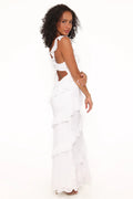 Robe longue Virginia - Blanc