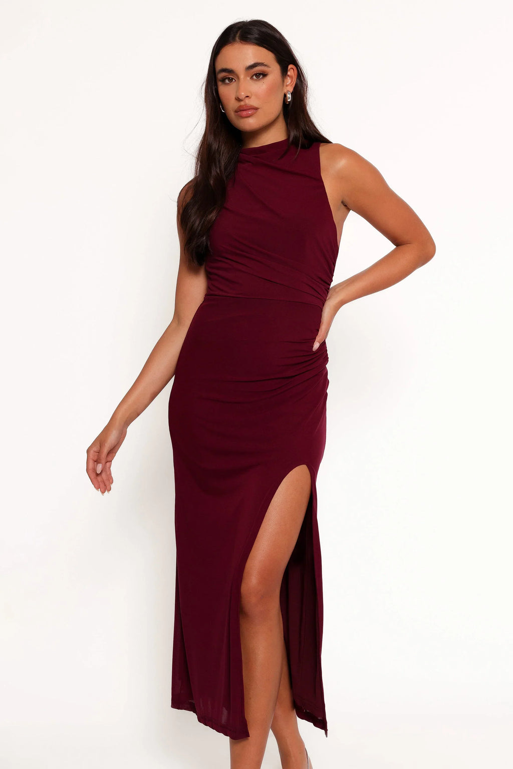 Robe longue Hayven - Prune