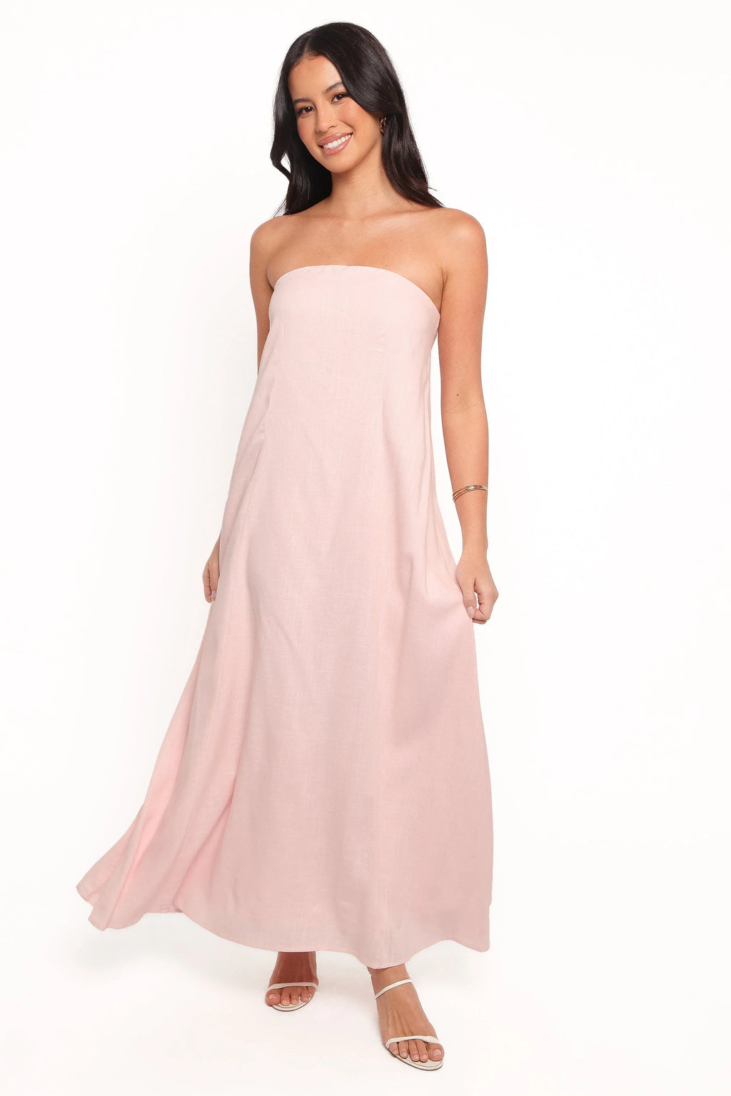 Robe midi sans bretelles Bethany - Rosewater