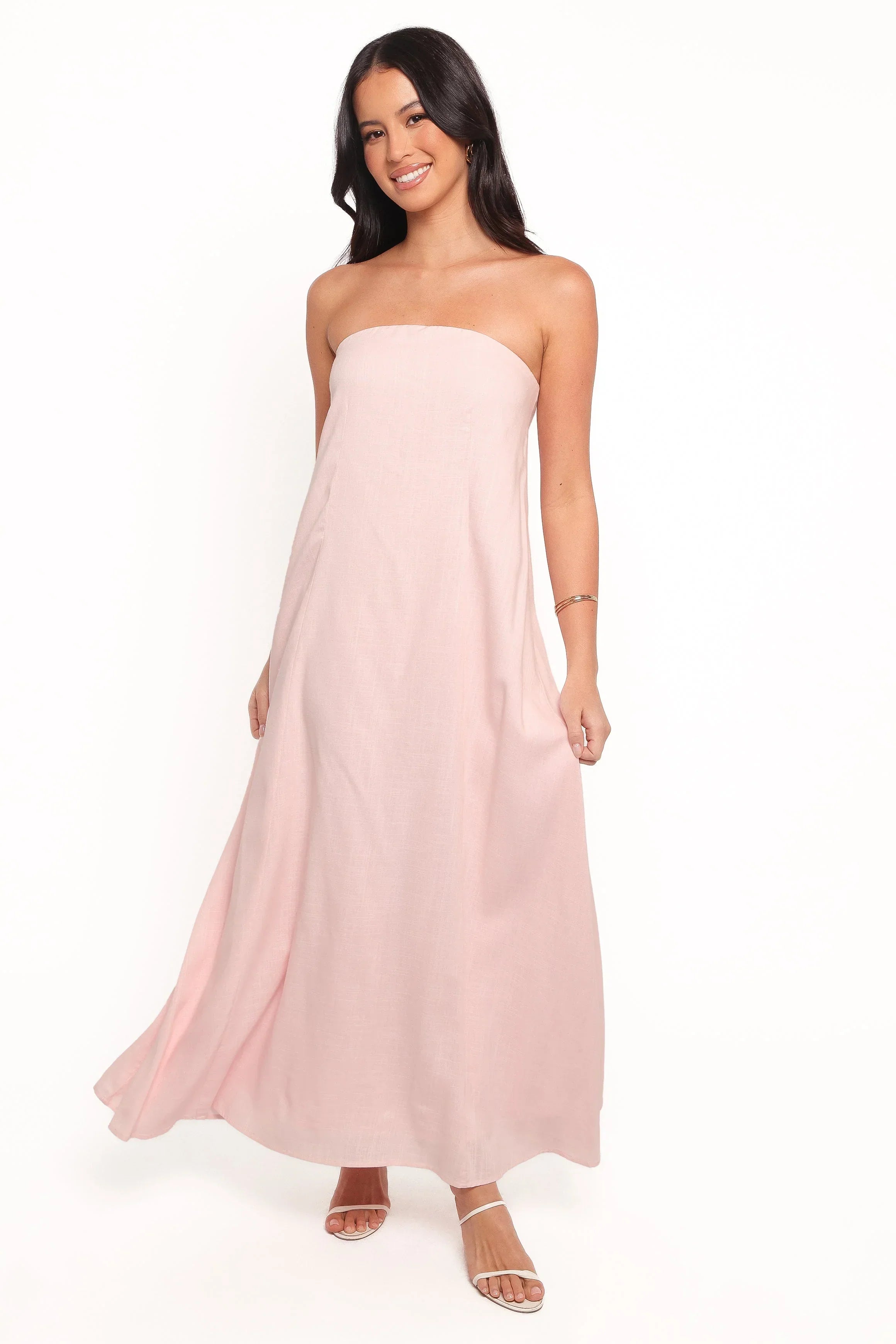 Robe midi sans bretelles Bethany - Rosewater