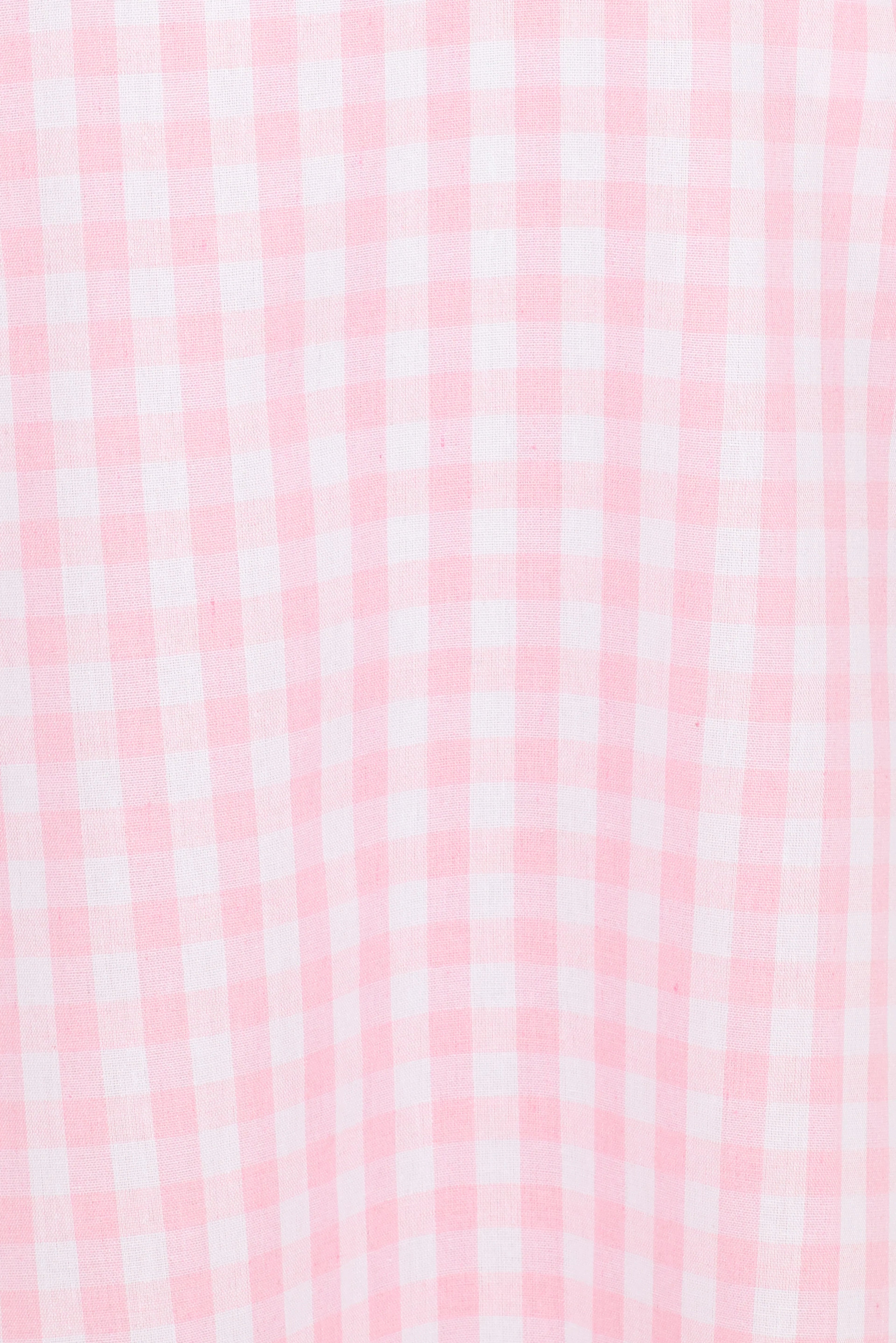 Tilbury Midi Dress - Pink Gingham