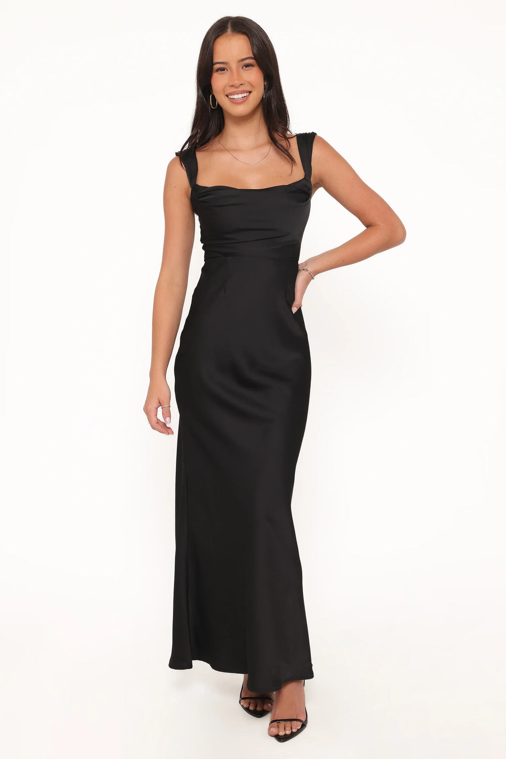 Robe longue Margot - Noir