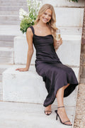Robe longue Margot - Noir