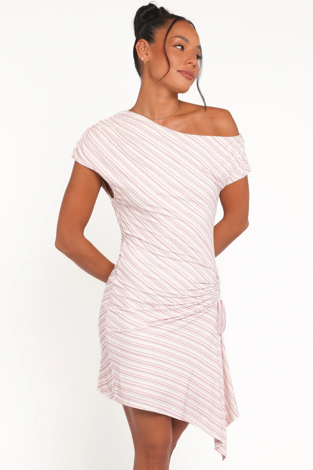 Mini-robe Rois - Rayures roses