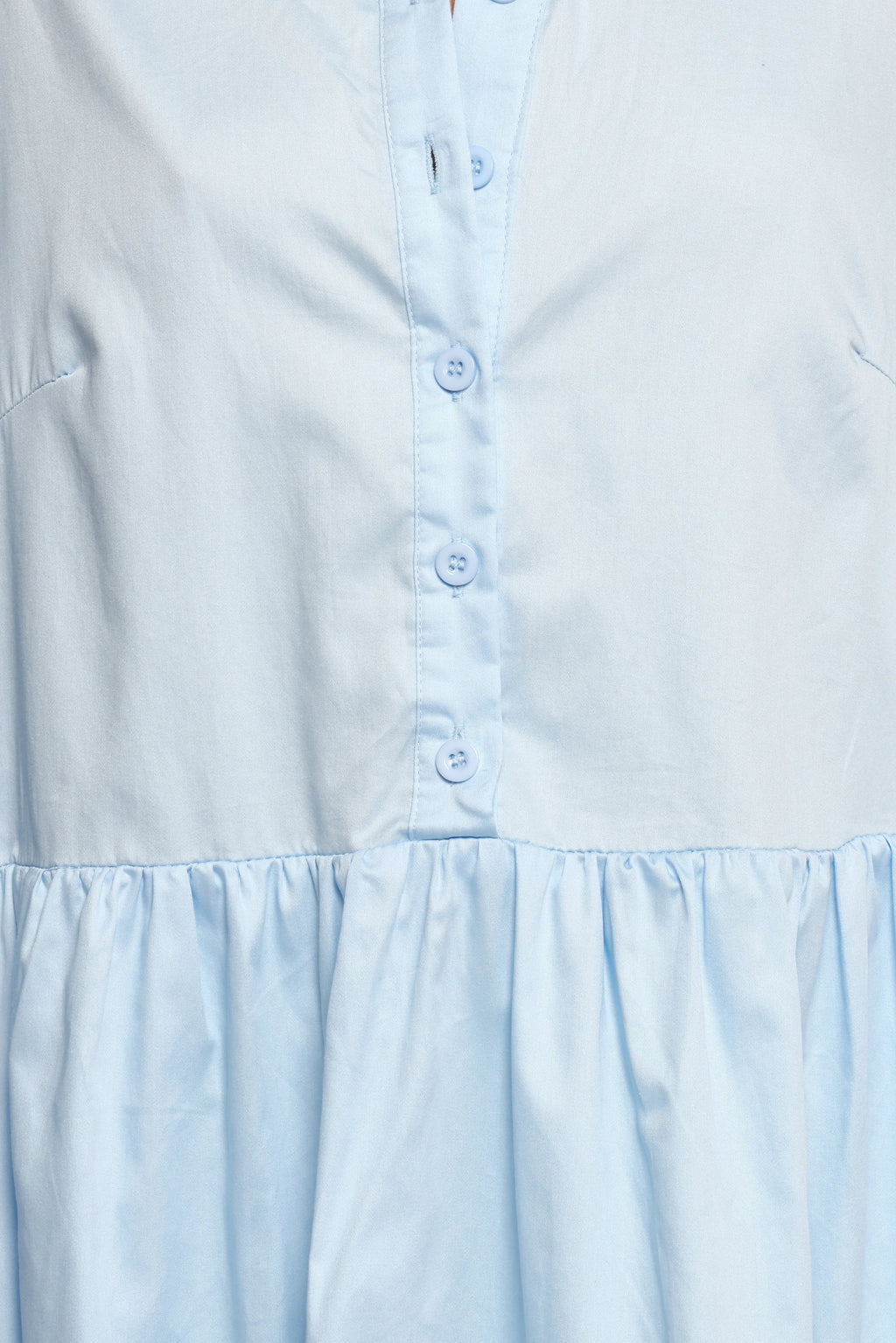 Mini-robe manches longues Carlotta - Bleu