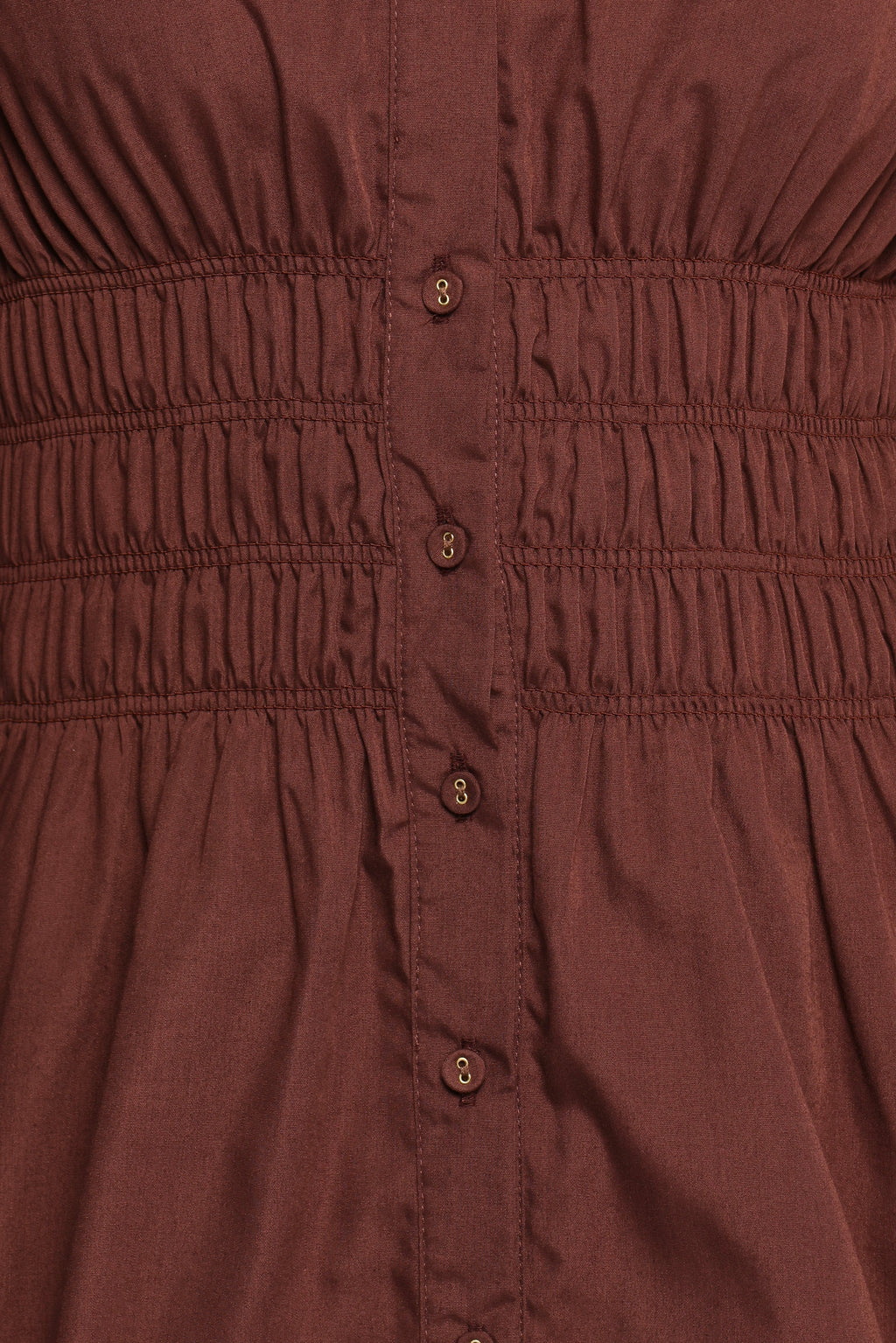 Wallace Mini Dress - Chocolate