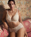 Ivresse Baroque Culotte taille haute Opale