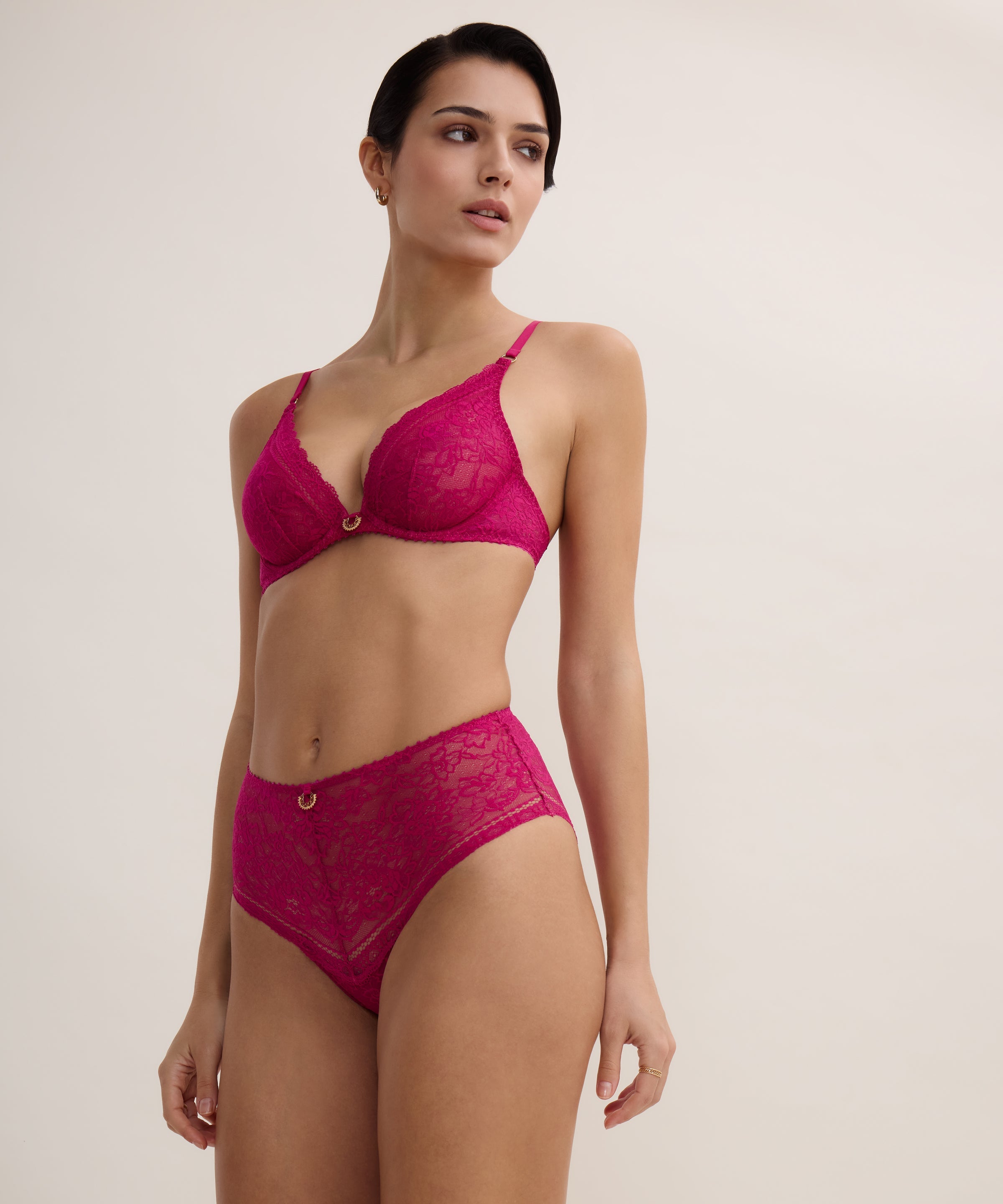Ivresse Baroque Culotte taille haute Pink Muse