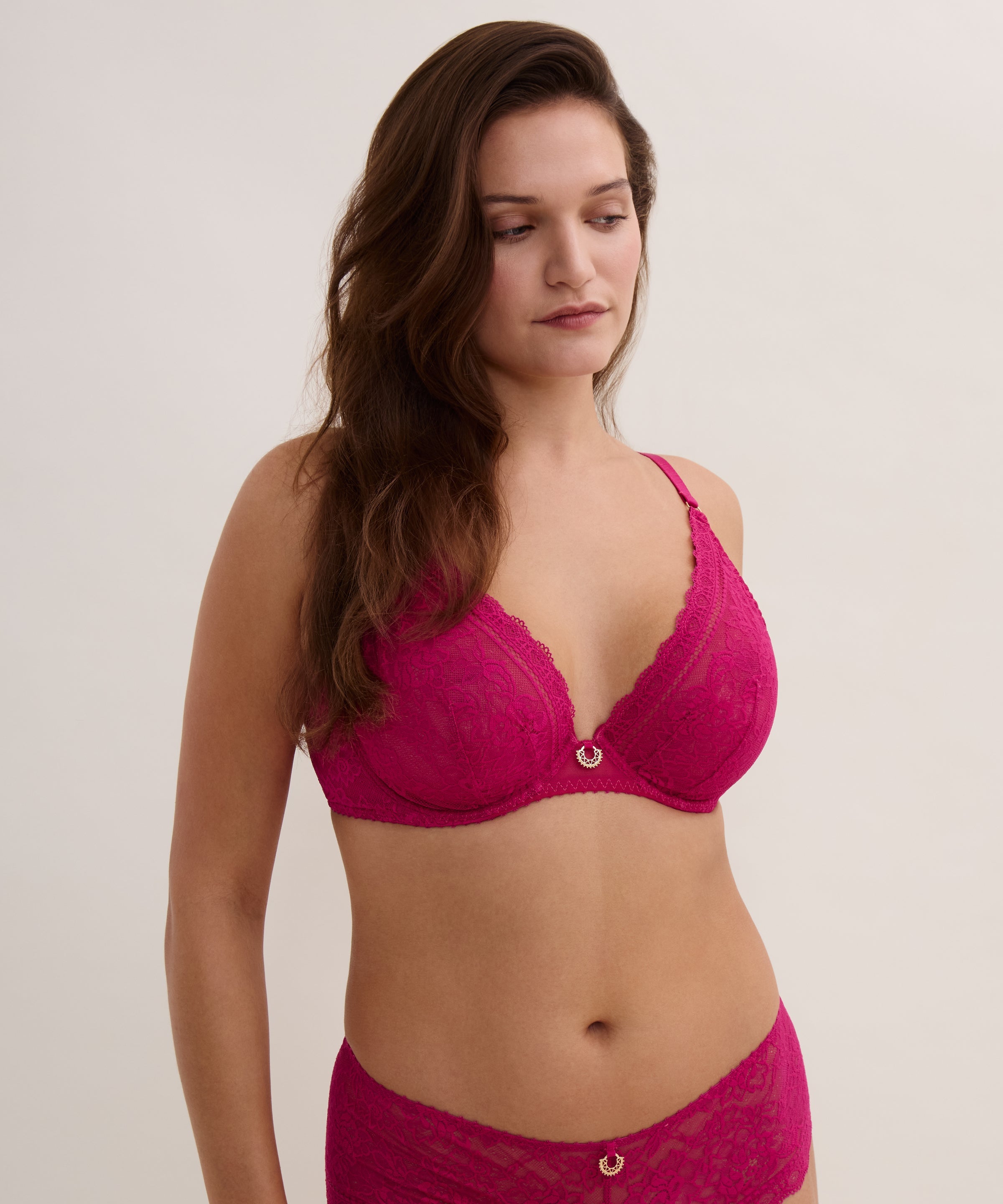 Ivresse Baroque Soutien-gorge Triangle avec armatures Pink Muse
