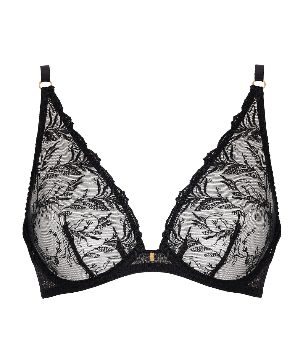 Hidden Treasure Soutien-gorge Triangle avec armatures Black