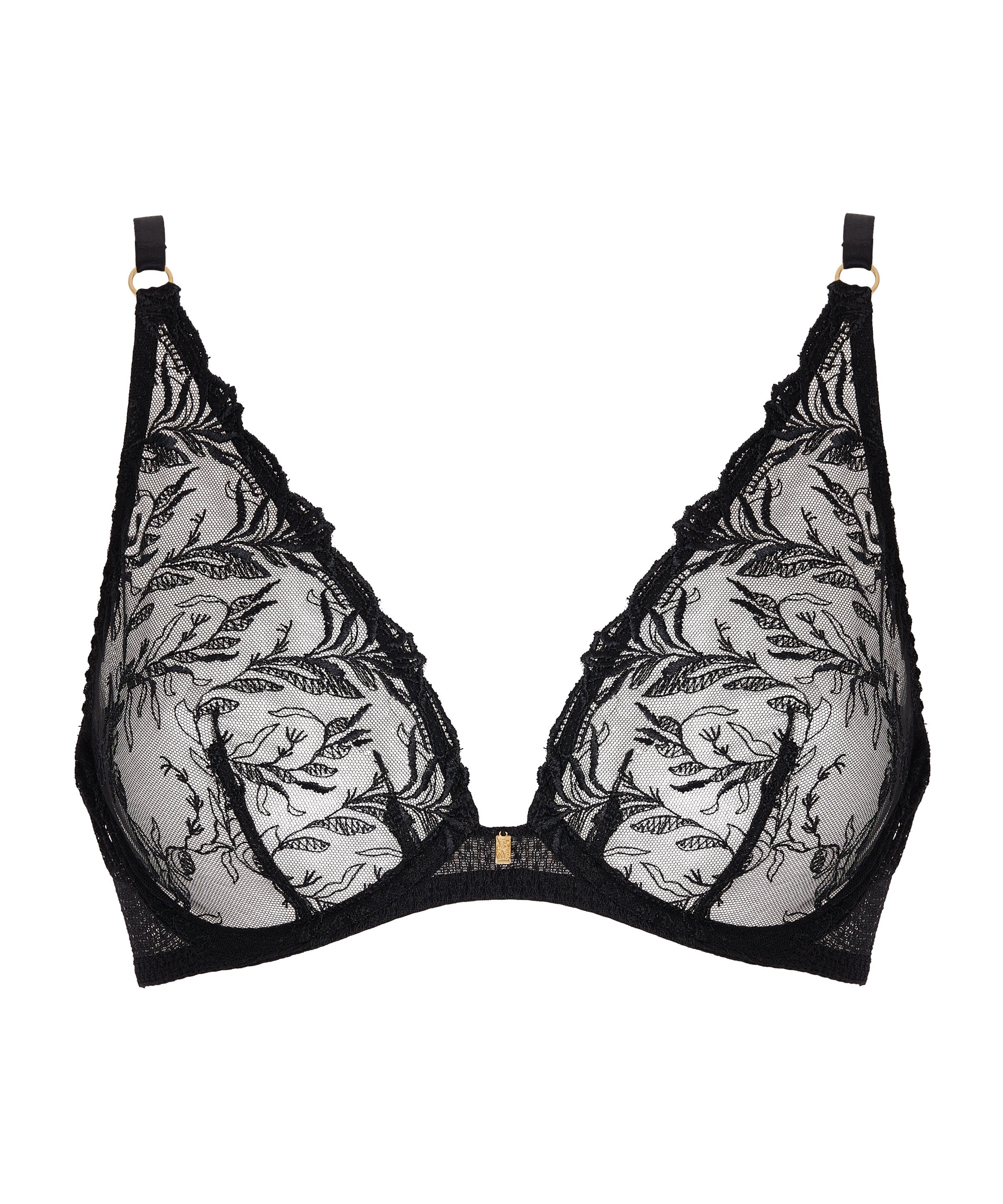 Hidden Treasure Soutien-gorge Triangle avec armatures Black