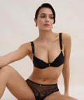 Hidden Treasure Soutien-gorge Push-up coques Black