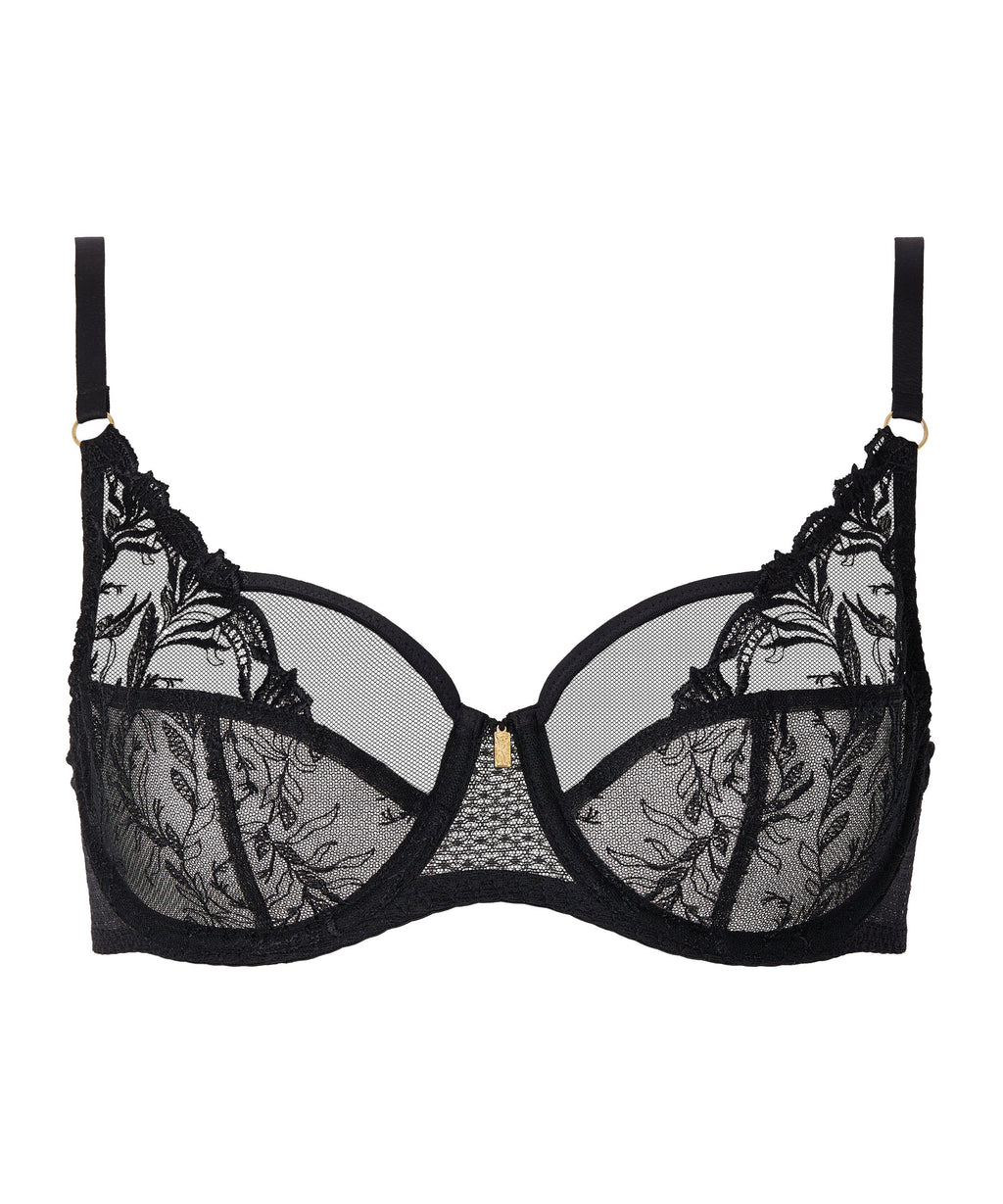 Hidden Treasure Soutien-gorge Emboîtant Foulard Black