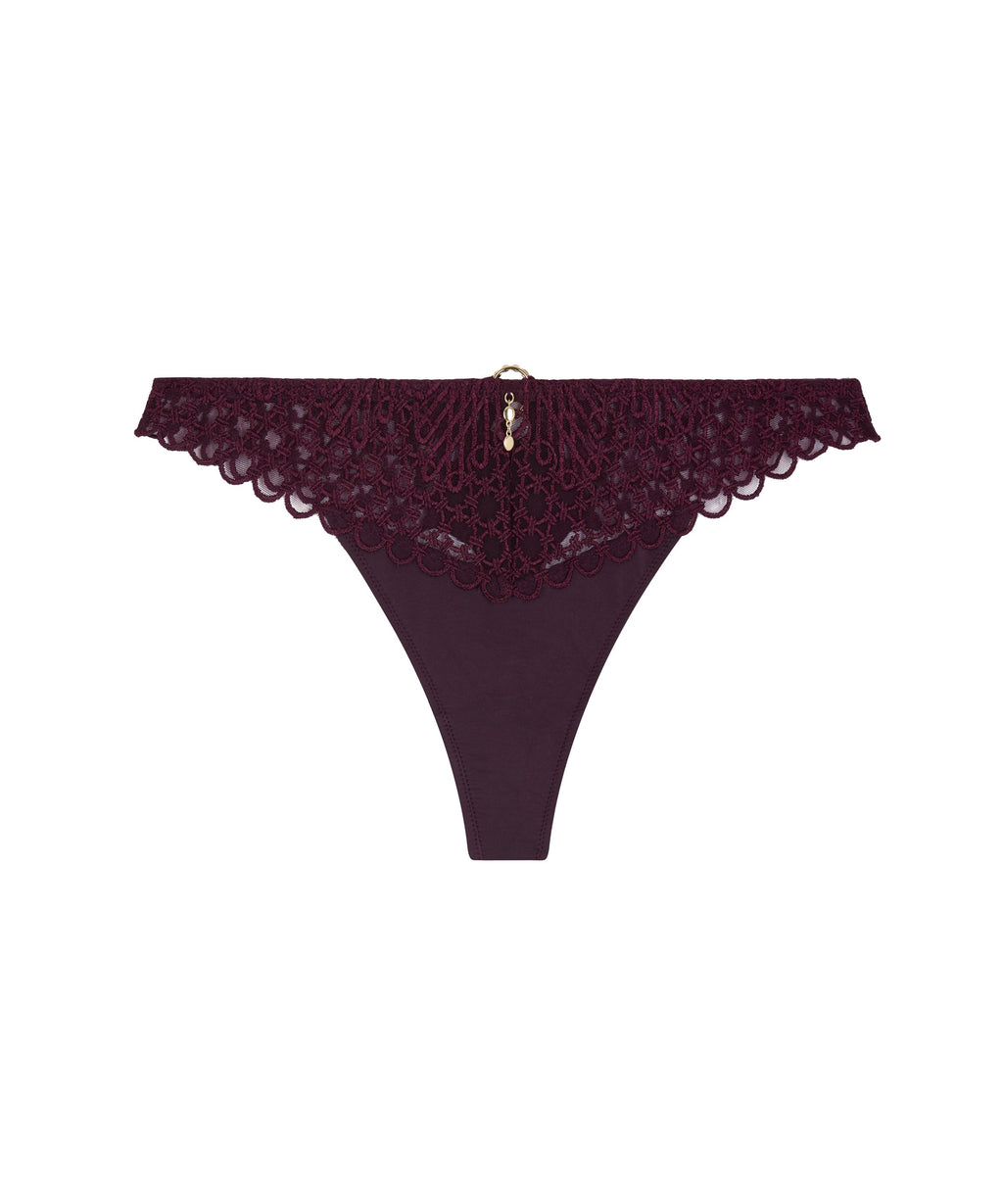 Éloge du Désir Tanga Deep Berry