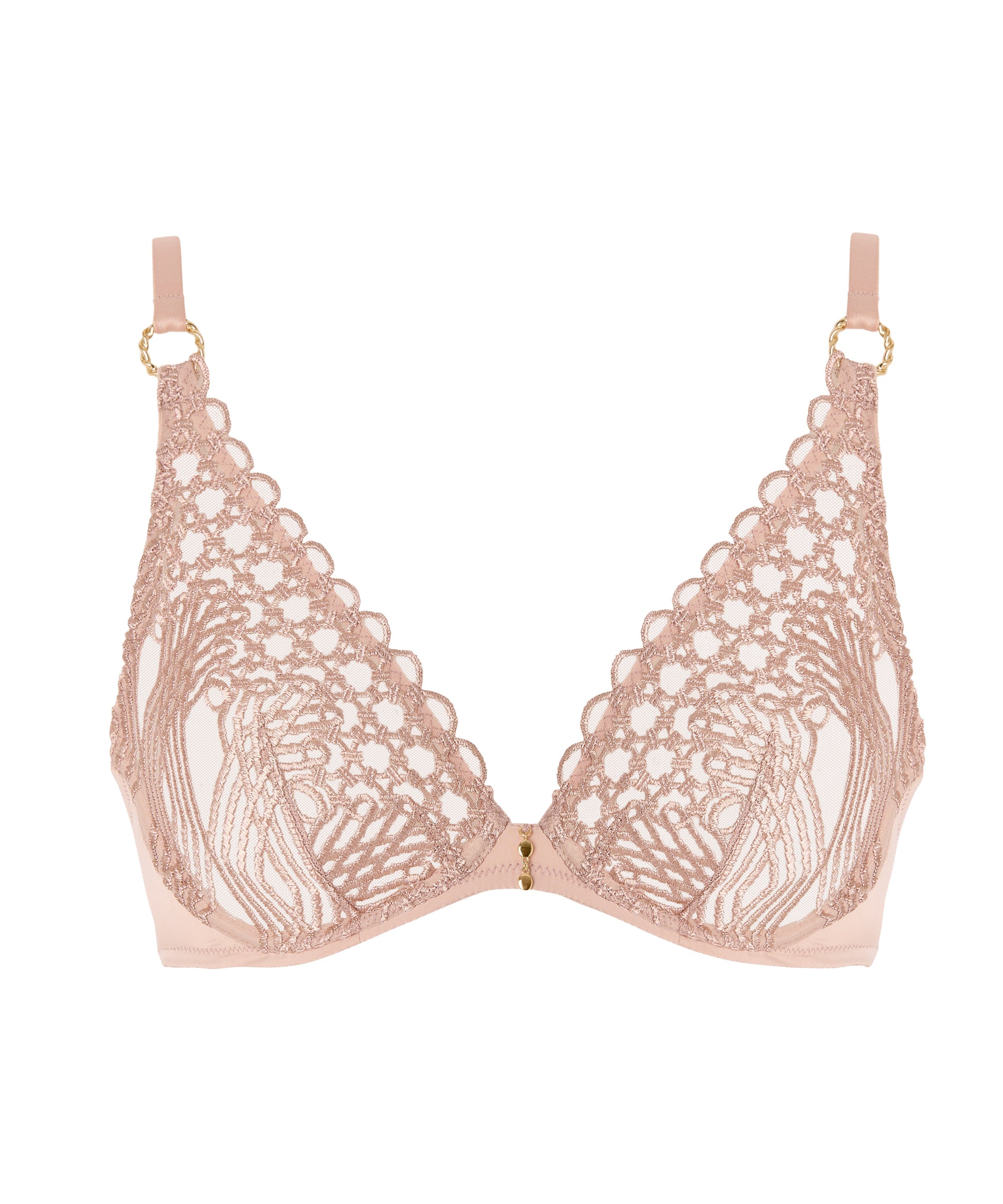 Éloge du Désir Wired Triangle Bra Misty Blush