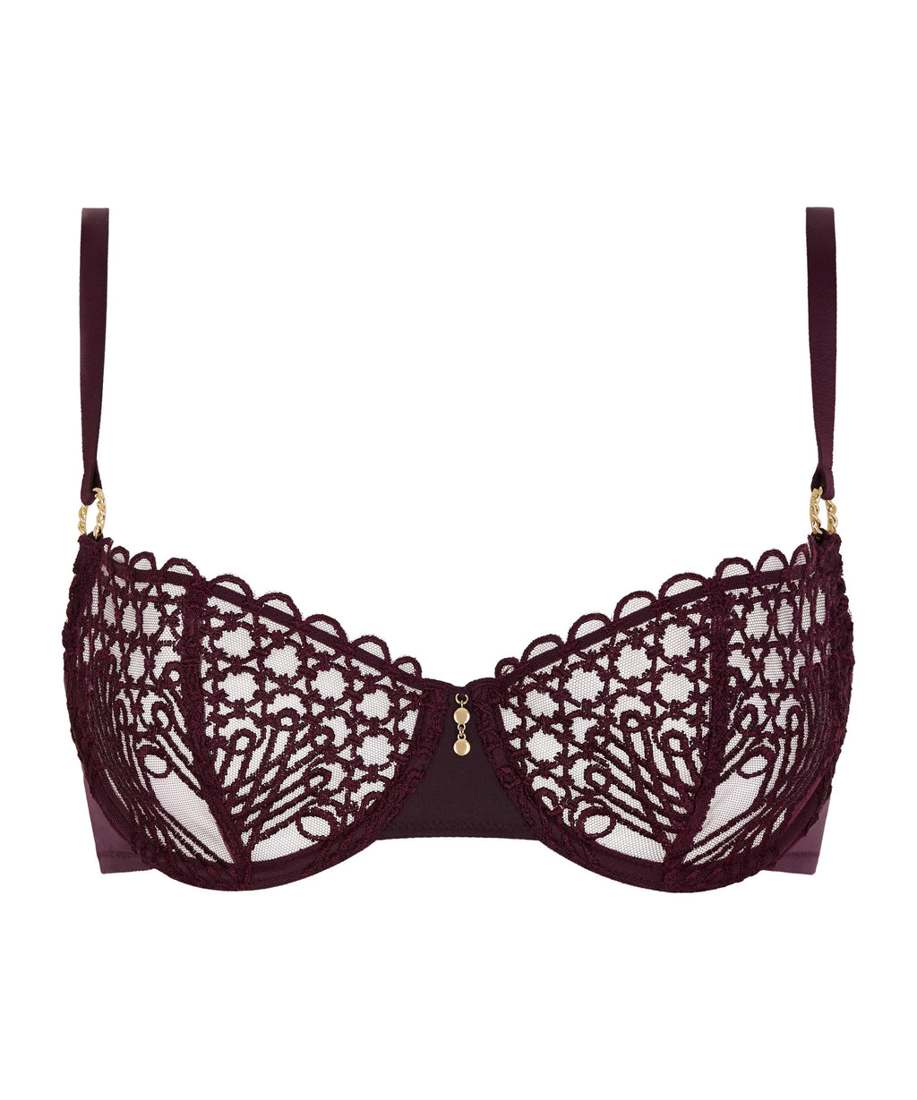 Éloge du Désir Soutien-gorge Corbeille avec armatures Deep Berry