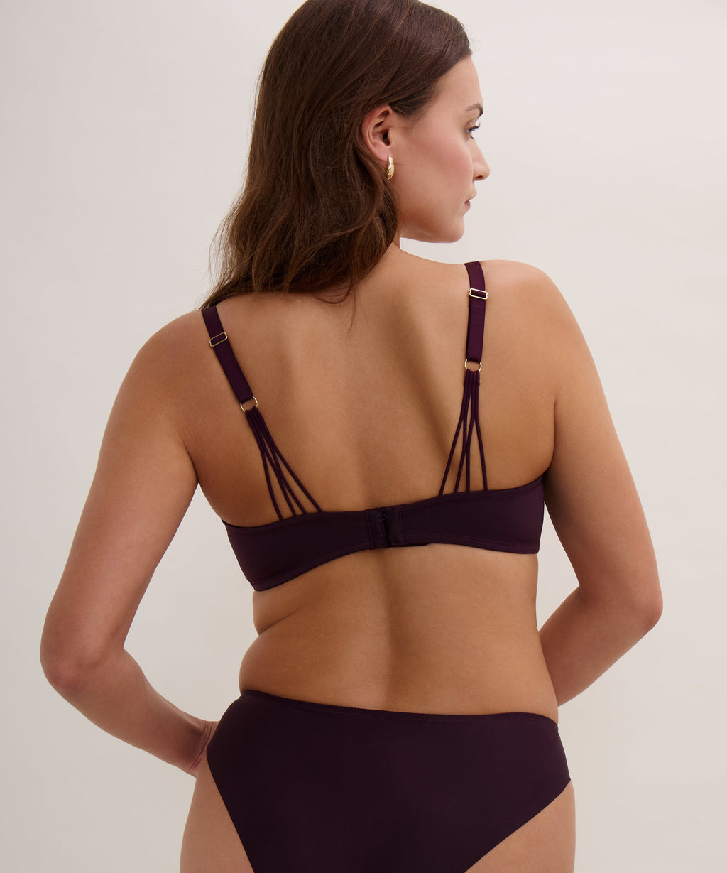 Éloge du Désir Soutien-gorge Corbeille avec armatures Deep Berry
