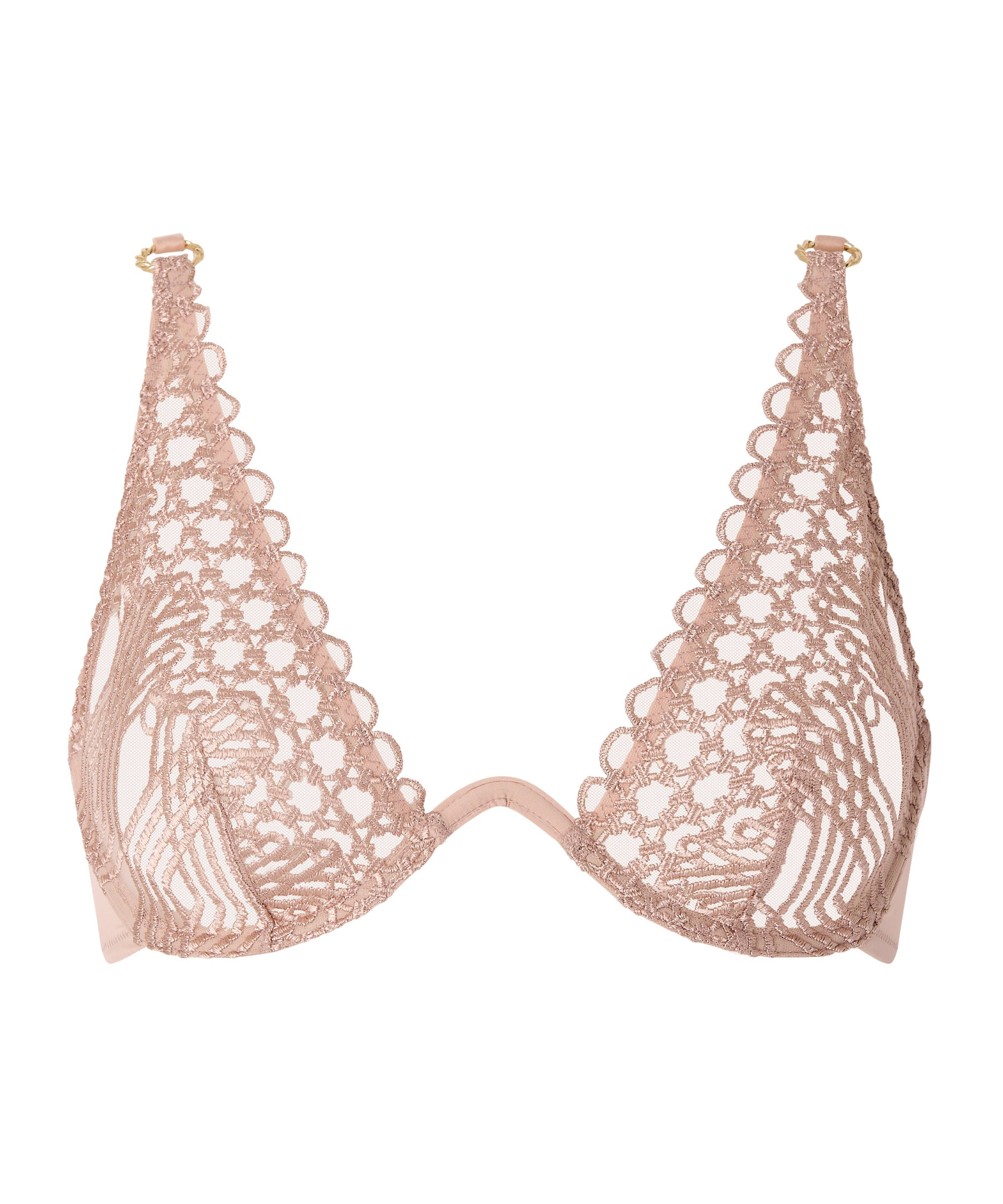 Éloge du Désir Mono-wired triangle bra Misty Blush